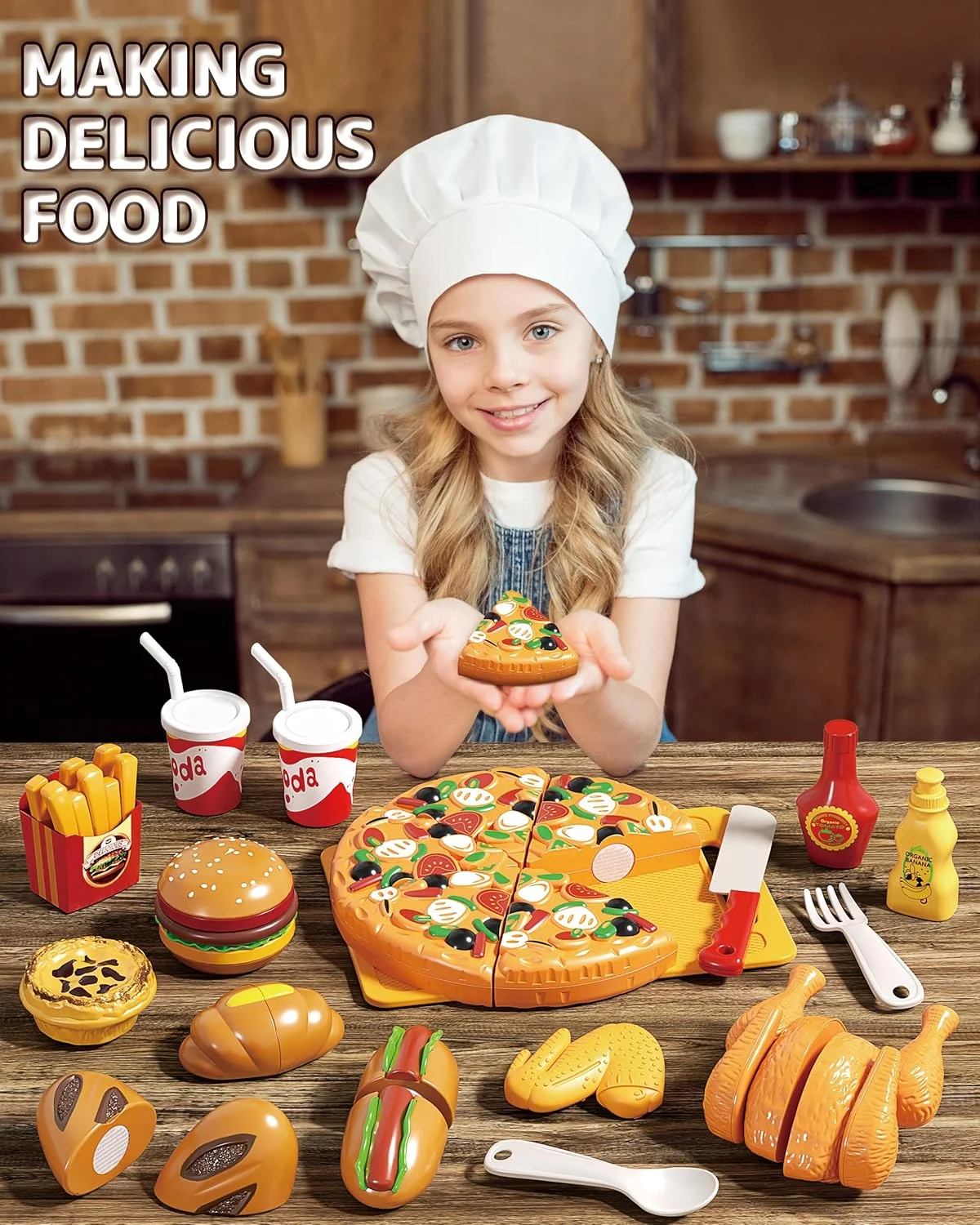 اسباب بازی غذای برش کردنی کودک به همراه سبد پیک نیک، لوازم جانبی آشپزخانه اسباب بازی، اسباب بازی های غذا شامل سبزیجات، میوه ها، پیتزا، هدیه ای برای دختران و پسران اسباب بازی غذای برش کردنی کودک به همراه سبد پیک نیک، لوازم جانبی آشپزخانه اسباب بازی، اسباب بازی های غذا شامل سبزیجات، میوه ها، پیتزا، هدیه ای برای دختران و پسران