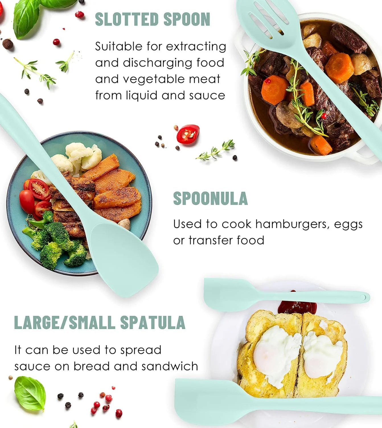 ست لوازم آشپزخانه پرانسکی - ست 12 تکه لوازم آشپزی سیلیکونی (قابل شستشو در ماشین ظرفشویی) ست کفگیر مقاوم در برابر حرارت 200 درجه سانتیگراد، ست لوازم آشپزخانه برای ظروف نچسب، بهترین ابزار آشپزخانه با نگهدارنده ست لوازم آشپزخانه پرانسکی - ست 12 تکه لوازم آشپزی سیلیکونی (قابل شستشو در ماشین ظرفشویی) ست کفگیر مقاوم در برابر حرارت 200 درجه سانتیگراد، ست لوازم آشپزخانه برای ظروف نچسب، بهترین ابزار آشپزخانه با نگهدارنده