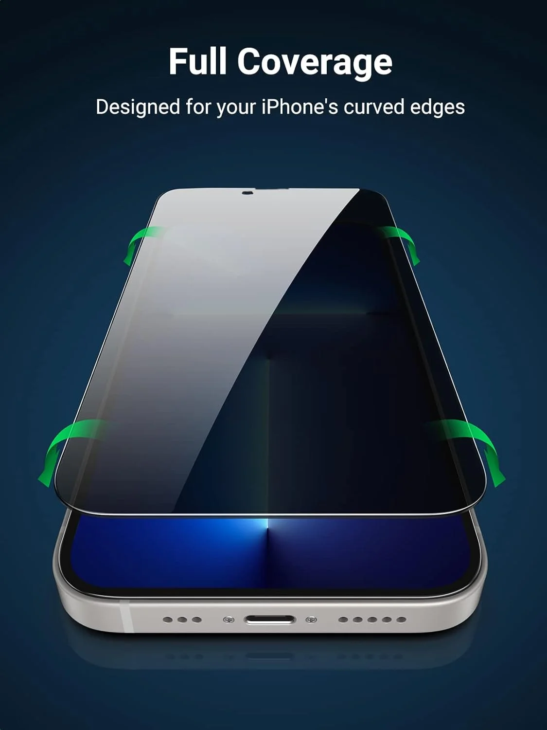 محافظ صفحه نمایش حریم خصوصی یوجرین برای آیفون 14/13 پرو/13 سایز 6.1 اینچ به همراه قاب نصب آسان، بدون حباب، شیشه حرارت دیده شفاف HD ضد اثر انگشت، 2 عددی محافظ صفحه نمایش حریم خصوصی یوجرین برای آیفون 14/13 پرو/13 سایز 6.1 اینچ به همراه قاب نصب آسان، بدون حباب، شیشه حرارت دیده شفاف HD ضد اثر انگشت، 2 عددی