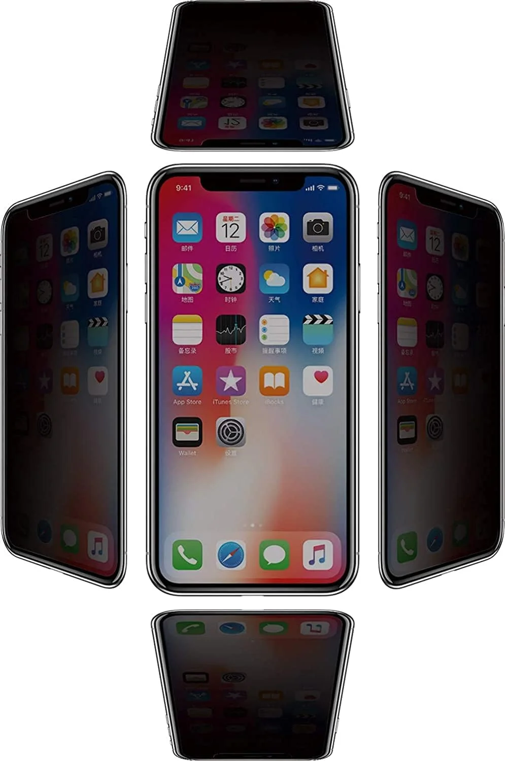 محافظ صفحه نمایش حریم خصوصی آیفون 11 / آیفون XR، [سازگار با قاب] [فوق العاده شفاف] ضد جاسوسی سختی 9H شیشه حرارت دیده برای اپل آیفون XR آیفون 11
