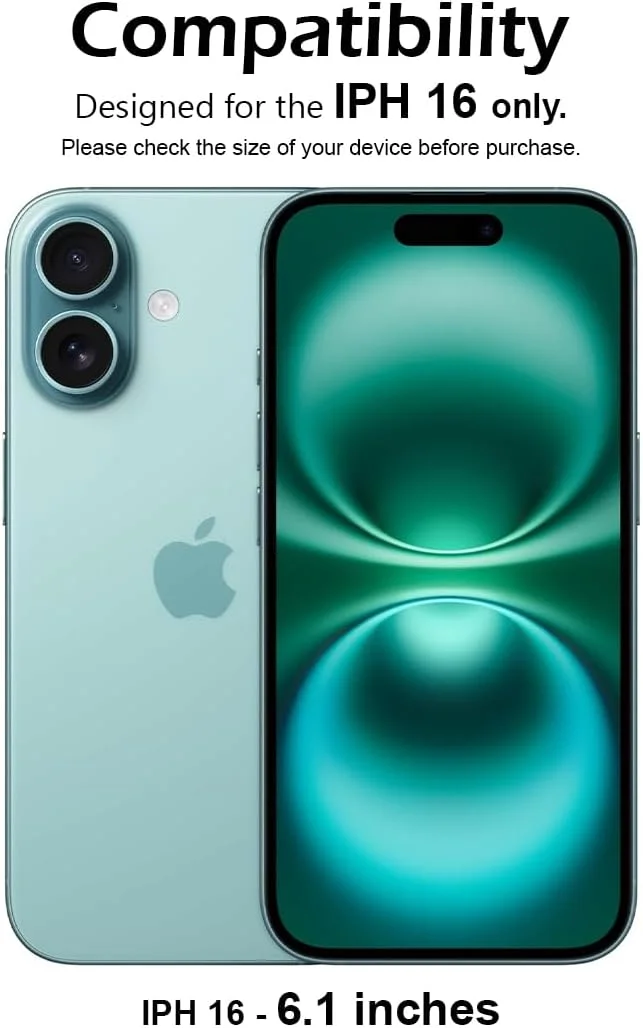 محافظ صفحه نمایش گجت شیلد برای اپل آیفون 16 با ابعاد 6.1 اینچ، شیشه حرارت دیده با سختی 9H، نصب آسان بدون حباب، پوشش کامل، ضد خش و حساس به لمس محافظ صفحه نمایش گجت شیلد برای اپل آیفون 16 با ابعاد 6.1 اینچ، شیشه حرارت دیده با سختی 9H، نصب آسان بدون حباب، پوشش کامل، ضد خش و حساس به لمس