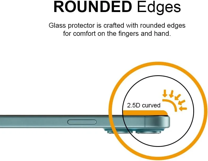محافظ صفحه نمایش گجت شیلد برای اپل آیفون 16 با ابعاد 6.1 اینچ، شیشه حرارت دیده با سختی 9H، نصب آسان بدون حباب، پوشش کامل، ضد خش و حساس به لمس محافظ صفحه نمایش گجت شیلد برای اپل آیفون 16 با ابعاد 6.1 اینچ، شیشه حرارت دیده با سختی 9H، نصب آسان بدون حباب، پوشش کامل، ضد خش و حساس به لمس