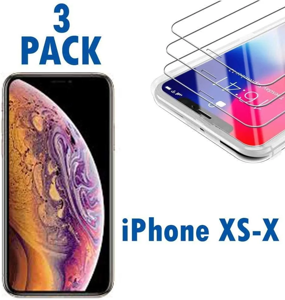 محافظ صفحه نمایش شیشه ای آیفون X و XS