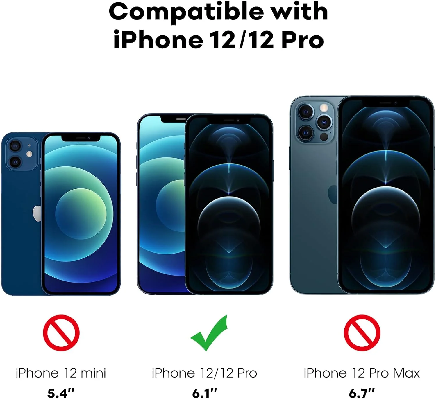 محافظ صفحه نمایش فول کاور JETech برای آیفون 12/12 پرو 6.1 اینچی، فیلم شیشه ای حرارت دیده با ابزار نصب آسان، سازگار با قاب، شفاف HD، بسته 3 عددی محافظ صفحه نمایش فول کاور JETech برای آیفون 12/12 پرو 6.1 اینچی، فیلم شیشه ای حرارت دیده با ابزار نصب آسان، سازگار با قاب، شفاف HD، بسته 3 عددی