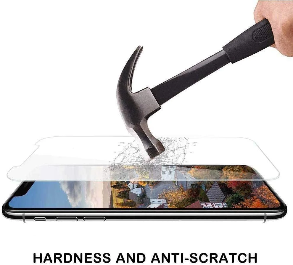 محافظ صفحه نمایش شیشه ای آیفون X و XS