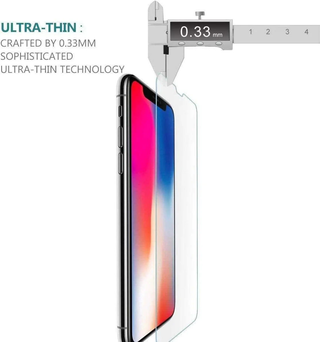 محافظ صفحه نمایش شیشه ای آیفون XR [بسته 3 عددی]، محافظ صفحه نمایش شیشه ای حرارت دیده برای اپل آیفون XR، [6.1 اینچ] (بسته 3 عددی)