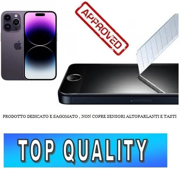 محافظ صفحه نمایش شیشه ای حرارت دیده برای گوشی اپل آیفون 14 پرو "9H" محافظ صفحه نمایش شیشه ای حرارت دیده برای گوشی اپل آیفون 14 پرو "9H"