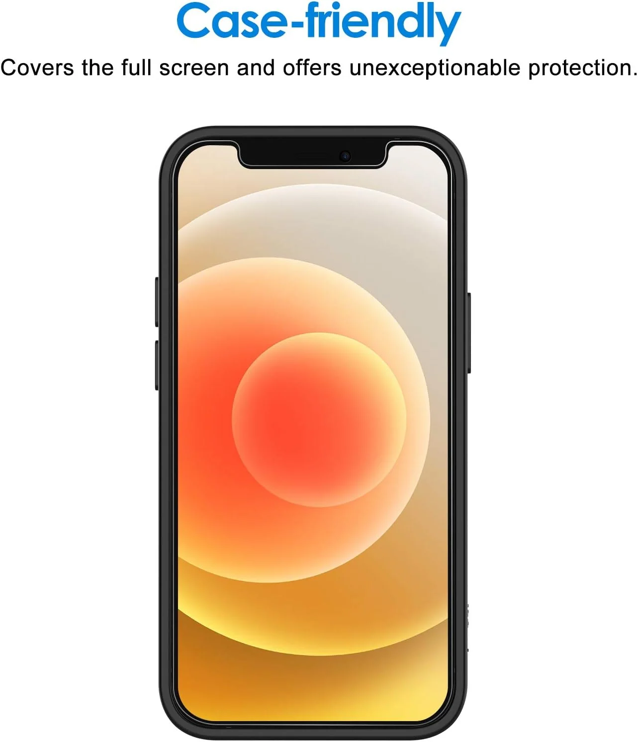 محافظ صفحه نمایش JETech برای آیفون 12/12 پرو 6.1 اینچی، فیلم شیشه ای حرارت دیده، بسته 3 عددی محافظ صفحه نمایش JETech برای آیفون 12/12 پرو 6.1 اینچی، فیلم شیشه ای حرارت دیده، بسته 3 عددی