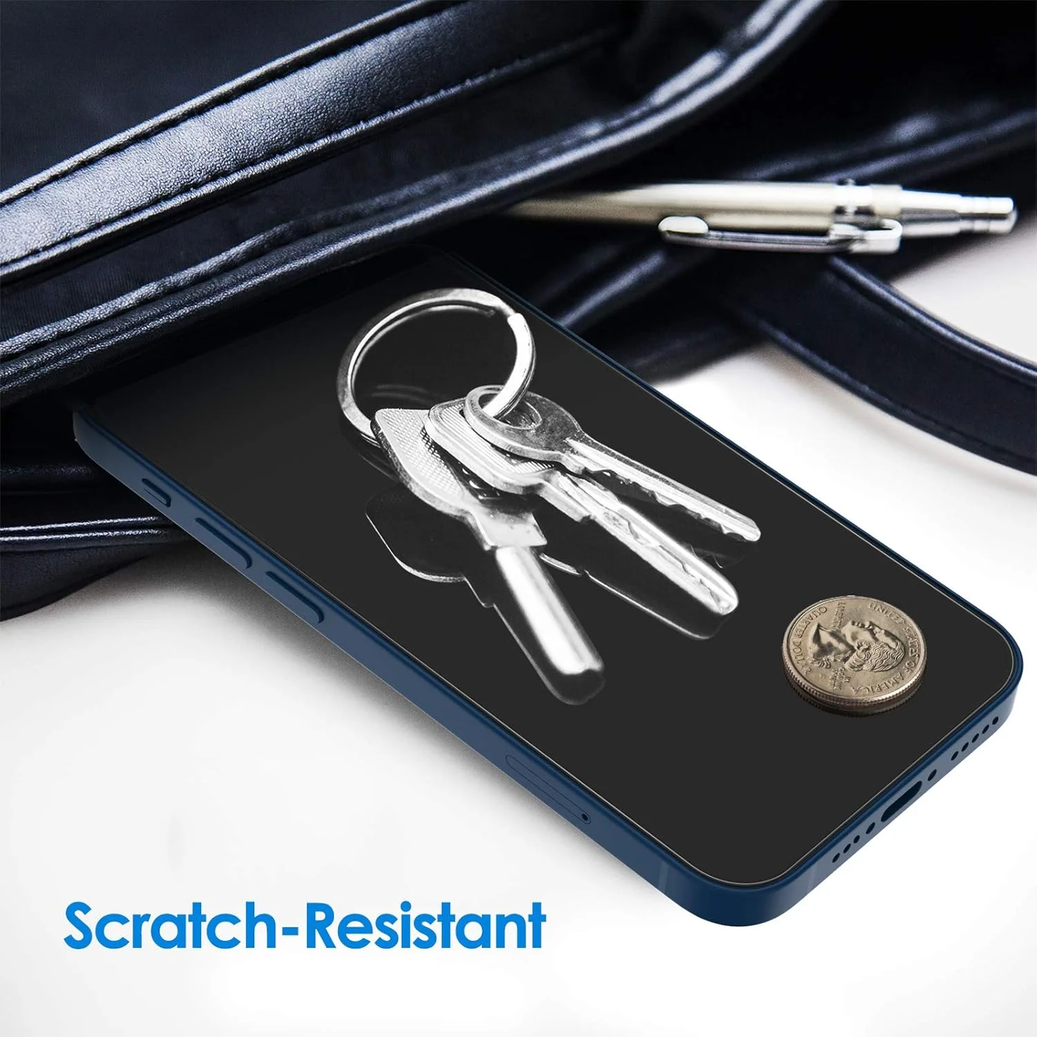 محافظ صفحه نمایش JETech برای آیفون 12/12 پرو 6.1 اینچی، فیلم شیشه ای حرارت دیده، بسته 3 عددی محافظ صفحه نمایش JETech برای آیفون 12/12 پرو 6.1 اینچی، فیلم شیشه ای حرارت دیده، بسته 3 عددی