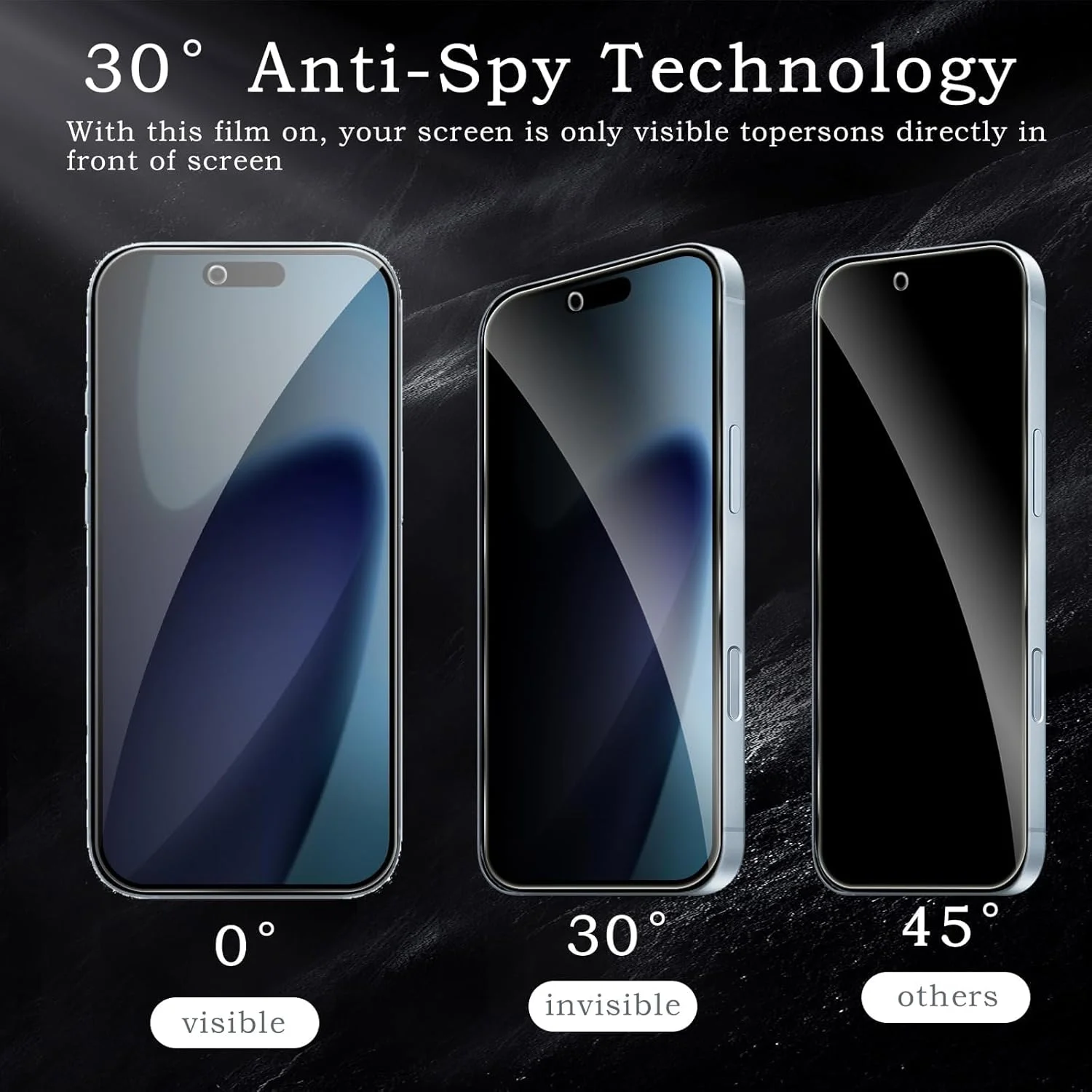 محافظ صفحه نمایش حریم خصوصی سازگار با آیفون 2025 مدل 17 ایر، شیشه حرارت دیده ضد جاسوسی با محافظ لنز دوربین، سختی 9H، مقاوم در برابر شکستن، بدون حباب، ضد تابش، سازگار با قاب محافظ صفحه نمایش حریم خصوصی سازگار با آیفون 2025 مدل 17 ایر، شیشه حرارت دیده ضد جاسوسی با محافظ لنز دوربین، سختی 9H، مقاوم در برابر شکستن، بدون حباب، ضد تابش، سازگار با قاب