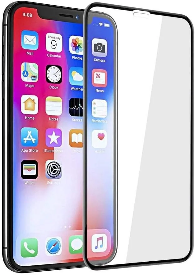 محافظ صفحه نمایش شیشه ای حرارت دیده 9D برای اپل آیفون XR - مشکی محافظ صفحه نمایش شیشه ای حرارت دیده 9D برای اپل آیفون XR - مشکی