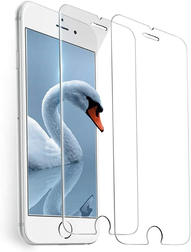 محافظ صفحه نمایش شیشه ای آیفون 8، 7، 6S، 6، [4.7 اینچ] شیشه حرارت دیده لبه 2.5D برای اپل