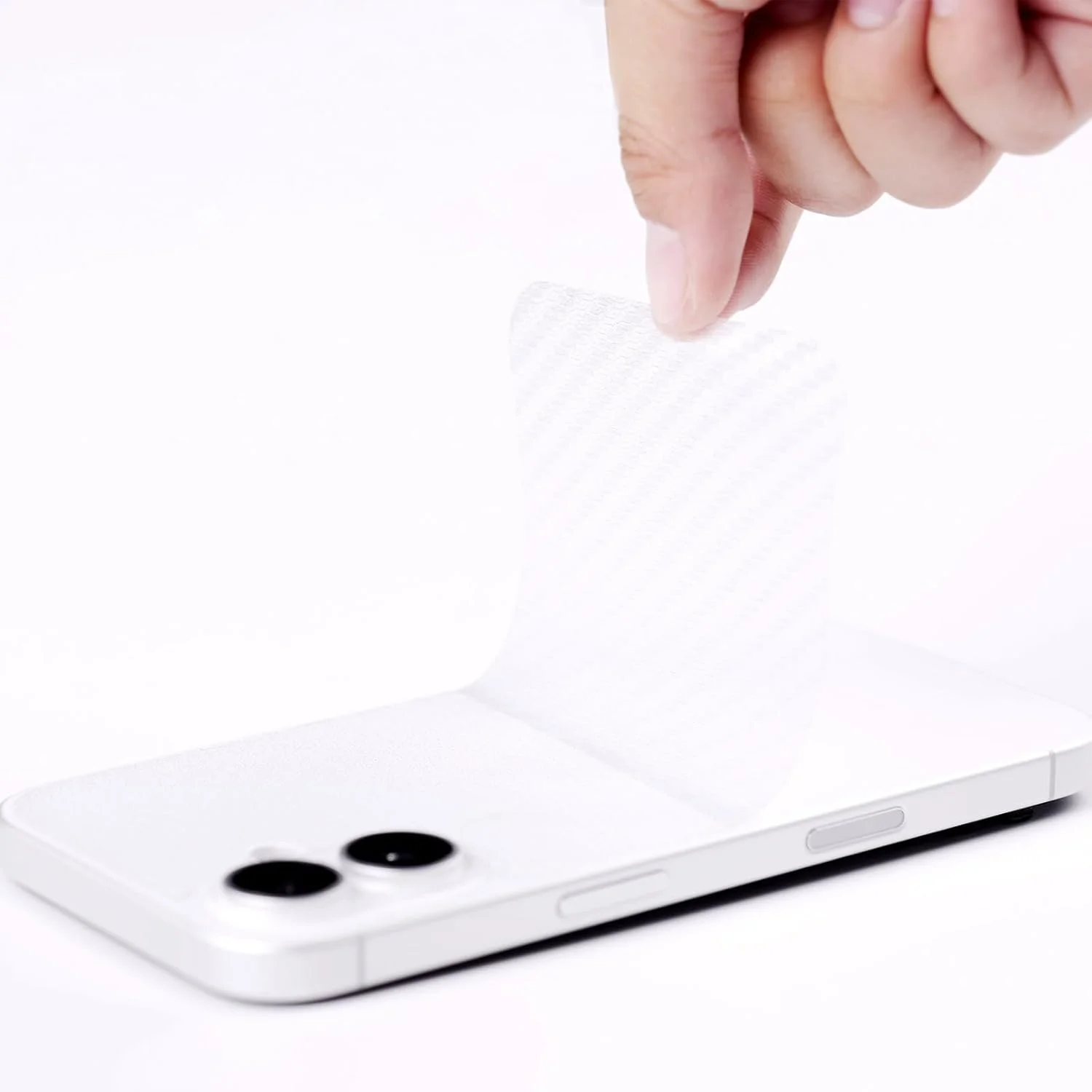 محافظ صفحه نمایش 2 عددی Ibywind سازگار با Apple iPhone 16 5G 6.1 اینچی، شیشه حرارت دیده با سختی 9H، همراه با 1 عدد محافظ لنز دوربین، 1 عدد فیلم فیبر کربن پشت، نصب آسان