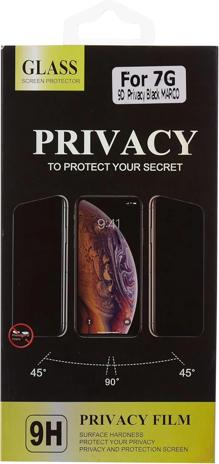 محافظ صفحه نمایش شیشه ای بسیار مقاوم برای محافظت از شکستگی و حفظ حریم خصوصی آیفون 7 - 4.7 محافظ صفحه نمایش شیشه ای بسیار مقاوم برای محافظت از شکستگی و حفظ حریم خصوصی آیفون 7 - 4.7