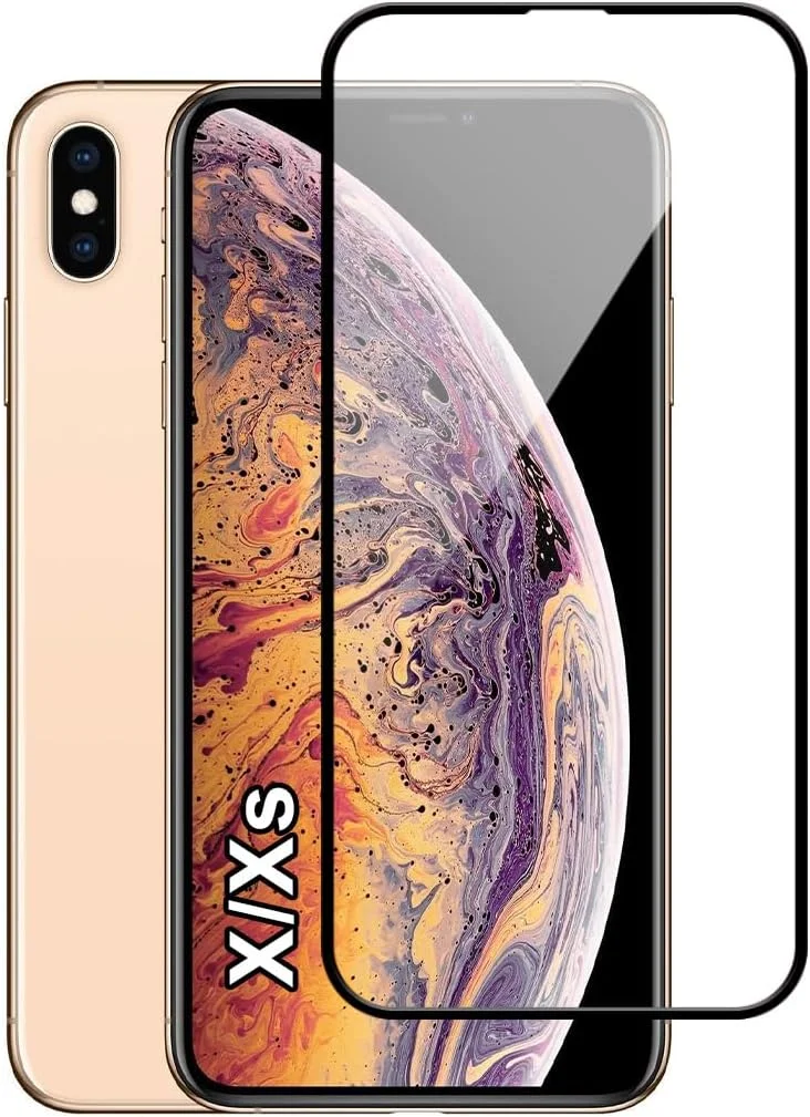 محافظ صفحه نمایش گجت شیلد برای گوشی اپل آیفون X/XS با ابعاد 5.8 اینچ، شیشه حرارت دیده با سختی 9H، نصب آسان بدون حباب، پوشش کامل، ضد خش و حساس به لمس محافظ صفحه نمایش گجت شیلد برای گوشی اپل آیفون X/XS با ابعاد 5.8 اینچ، شیشه حرارت دیده با سختی 9H، نصب آسان بدون حباب، پوشش کامل، ضد خش و حساس به لمس