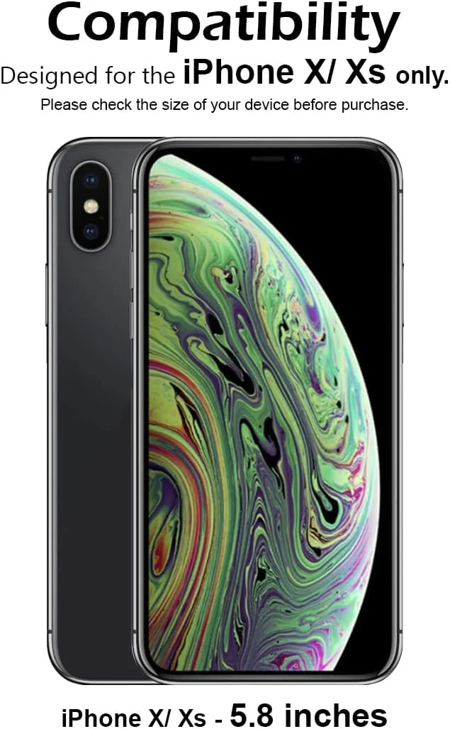 محافظ صفحه نمایش حریم خصوصی گجت شیلد برای اپل آیفون X/XS، سختی 9H، فیلم شیشه ای حرارت دیده ضد جاسوسی [محافظت 100% از حریم خصوصی]، نصب آسان بدون حباب، پوشش کامل و ضد خش