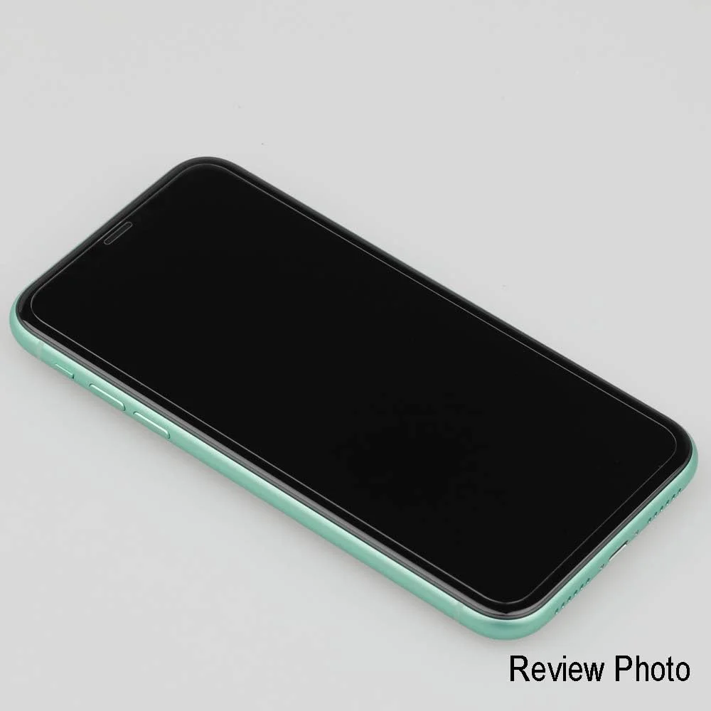 محافظ صفحه نمایش شیشه ای حرارت دیده با سختی 9H برای آیفون 11/XR سایز 6.1 اینچ، 2 عدد به همراه 2 عدد محافظ پشت گوشی فیبر کربنی، نصب آسان محافظ صفحه نمایش شیشه ای حرارت دیده با سختی 9H برای آیفون 11/XR سایز 6.1 اینچ، 2 عدد به همراه 2 عدد محافظ پشت گوشی فیبر کربنی، نصب آسان