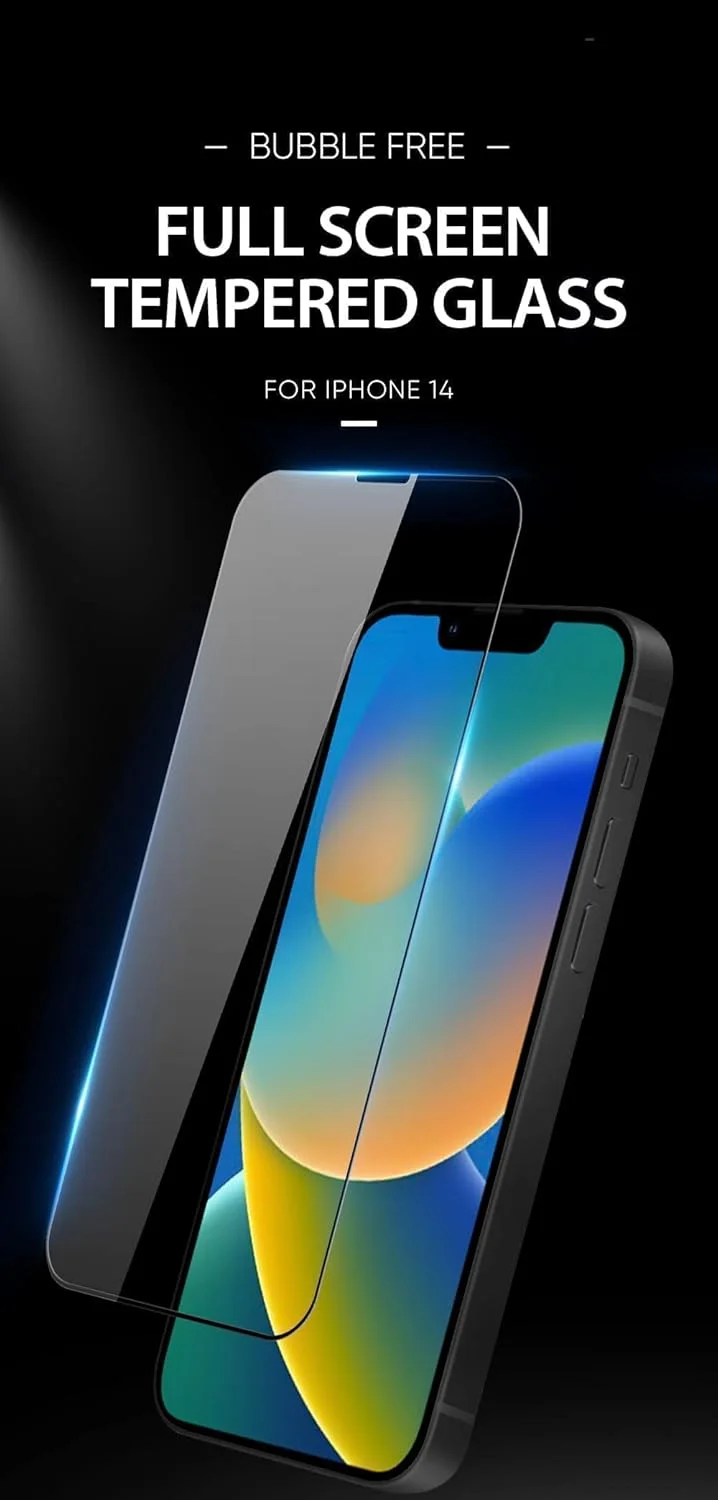 محافظ صفحه نمایش شیشه ای حرارت دیده لبه به لبه با چسب کامل EMODIL برای آیفون 14 / آیفون 13 / آیفون 13 پرو (آیفون 14/13/13 پرو) محافظ صفحه نمایش شیشه ای حرارت دیده لبه به لبه با چسب کامل EMODIL برای آیفون 14 / آیفون 13 / آیفون 13 پرو (آیفون 14/13/13 پرو)