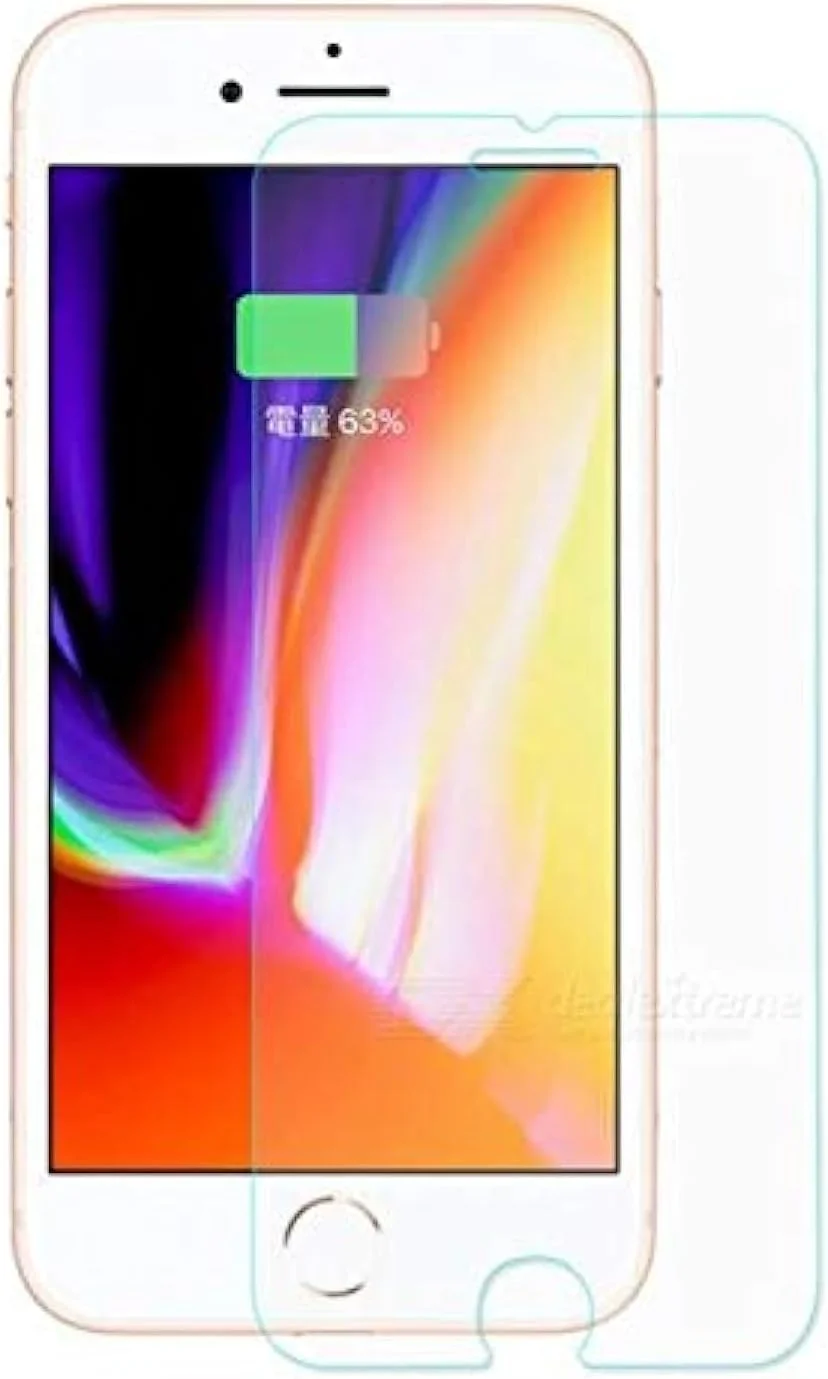 محافظ صفحه نمایش شیشه ای برای آیفون 8، 7، 6s، 6 [بسته 3 عددی]، محافظ صفحه نمایش شیشه ای حرارت دیده برای اپل آیفون 8، 7، آیفون 6S، آیفون 6 [4.7 اینچ] 2017 2016، 2015 (بسته 3 عددی)