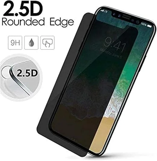 محافظ صفحه نمایش شیشه ای حرارت دیده حریم خصوصی ضد جاسوسی 2 عددی آیفون XS MAX 6.5 اینچ محافظ صفحه نمایش شیشه ای حرارت دیده حریم خصوصی ضد جاسوسی 2 عددی آیفون XS MAX 6.5 اینچ