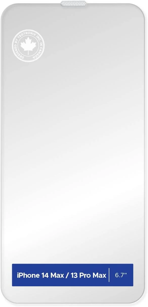 محافظ صفحه نمایش ضد استاتیک شفاف Levelo با دو بار حرارت دیده، آبگریز و چربی گریز، ضد خش و ضد گرد و غبار (شفاف، مناسب برای آیفون 14 پلاس / 13 پرو مکس)