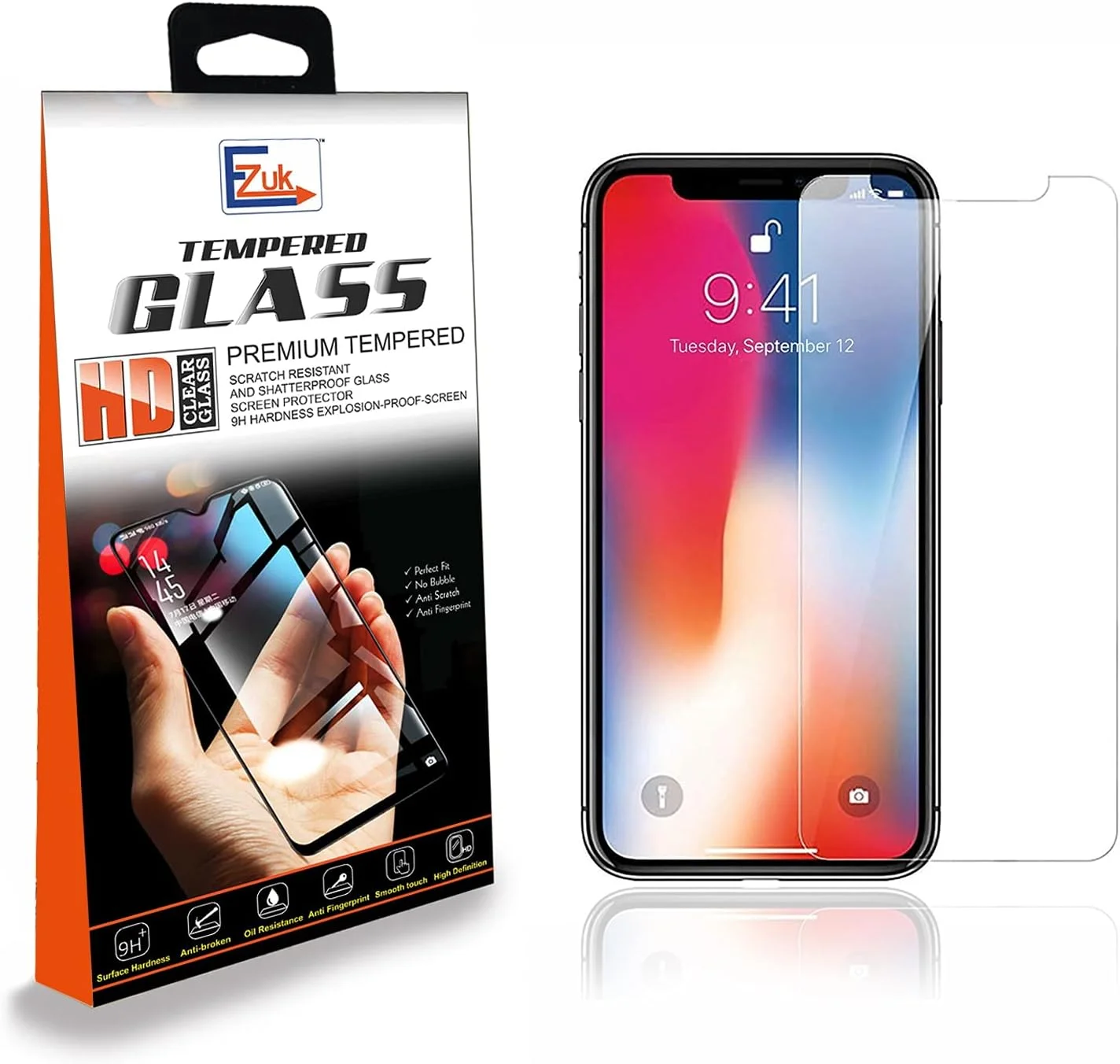 محافظ صفحه نمایش شیشه ای برای آیفون 11 / آیفون XR، نصب آسان، مقاومت در برابر خراش 9H، ضد حباب - شفاف محافظ صفحه نمایش شیشه ای برای آیفون 11 / آیفون XR، نصب آسان، مقاومت در برابر خراش 9H، ضد حباب - شفاف