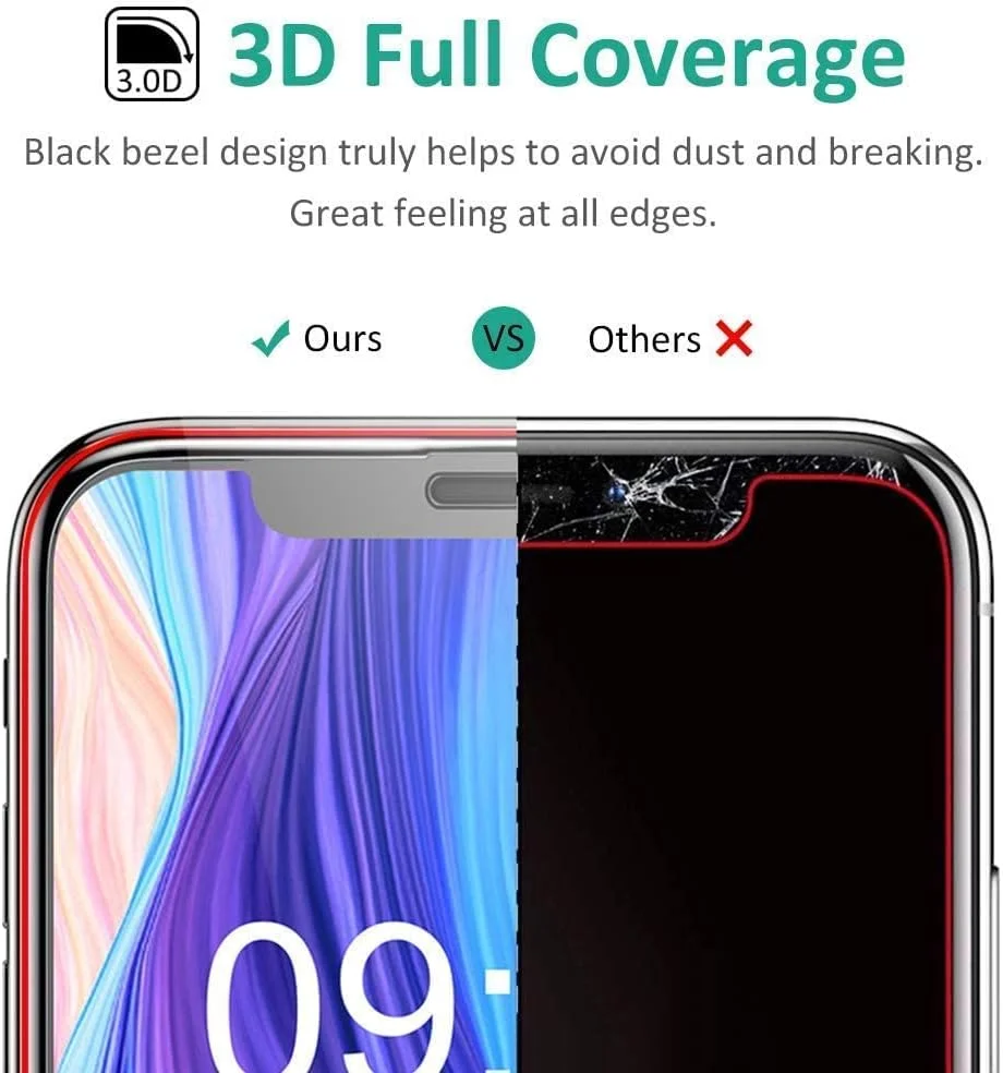 محافظ صفحه نمایش شیشه ای چسب کامل لبه به لبه برای اپل آیفون 11/11 پرو / 11 پرو مکس (مشکی) توسط Nice.Store.UAE (آیفون 11 (6.1 اینچ)) محافظ صفحه نمایش شیشه ای چسب کامل لبه به لبه برای اپل آیفون 11/11 پرو / 11 پرو مکس (مشکی) توسط Nice.Store.UAE (آیفون 11 (6.1 اینچ))