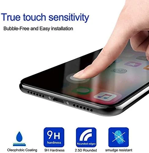 محافظ صفحه نمایش حریم خصوصی JOTO (2 عددی) برای آیفون 11 / آیفون XR، محافظ صفحه شیشه ای حرارت دیده ضد جاسوسی برای آیفون 6.1 اینچی اپل 11 2019، آیفون XR 2018 محافظ صفحه نمایش حریم خصوصی JOTO (2 عددی) برای آیفون 11 / آیفون XR، محافظ صفحه شیشه ای حرارت دیده ضد جاسوسی برای آیفون 6.1 اینچی اپل 11 2019، آیفون XR 2018