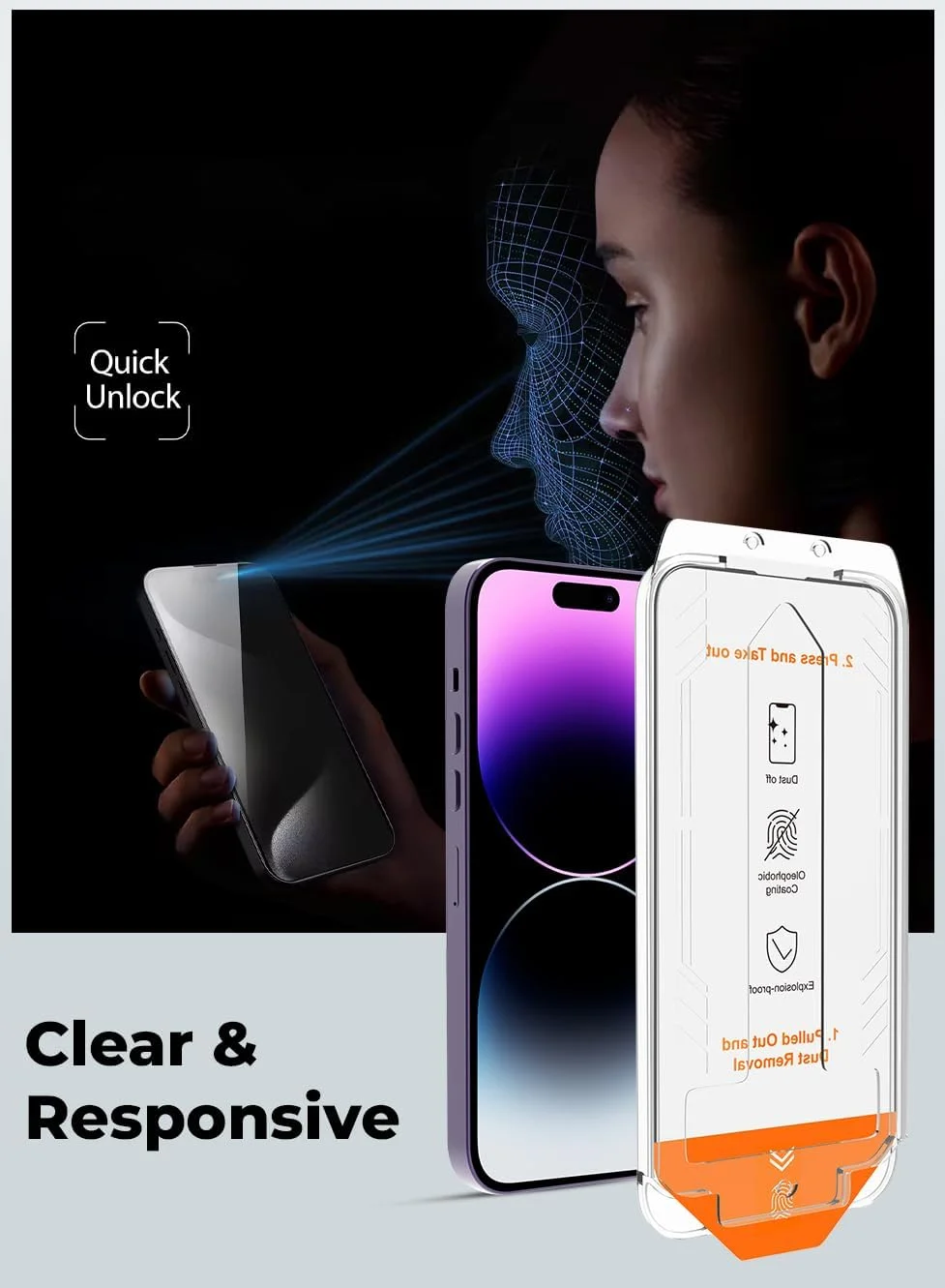 محافظ صفحه نمایش شیشه ای حرارت دیده Glassology با کیت نصب برای Apple iPhone 16، نصب آسان، دوام بالا، شفافیت فوق العاده محافظ صفحه نمایش شیشه ای حرارت دیده Glassology با کیت نصب برای Apple iPhone 16، نصب آسان، دوام بالا، شفافیت فوق العاده