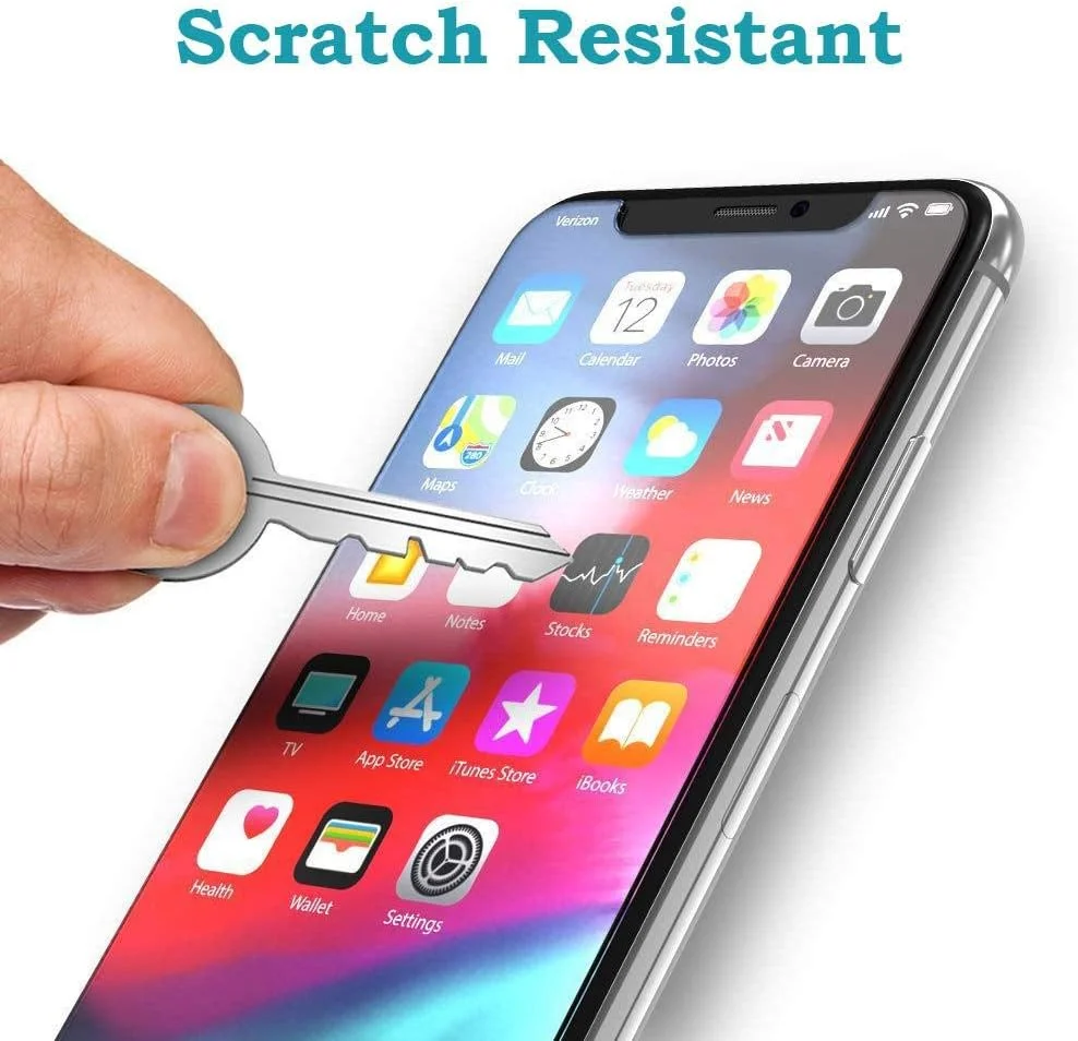 محافظ صفحه نمایش شیشه ای حرارت دیده فوق العاده باریک برای آیفون XS (5.8 اینچ)