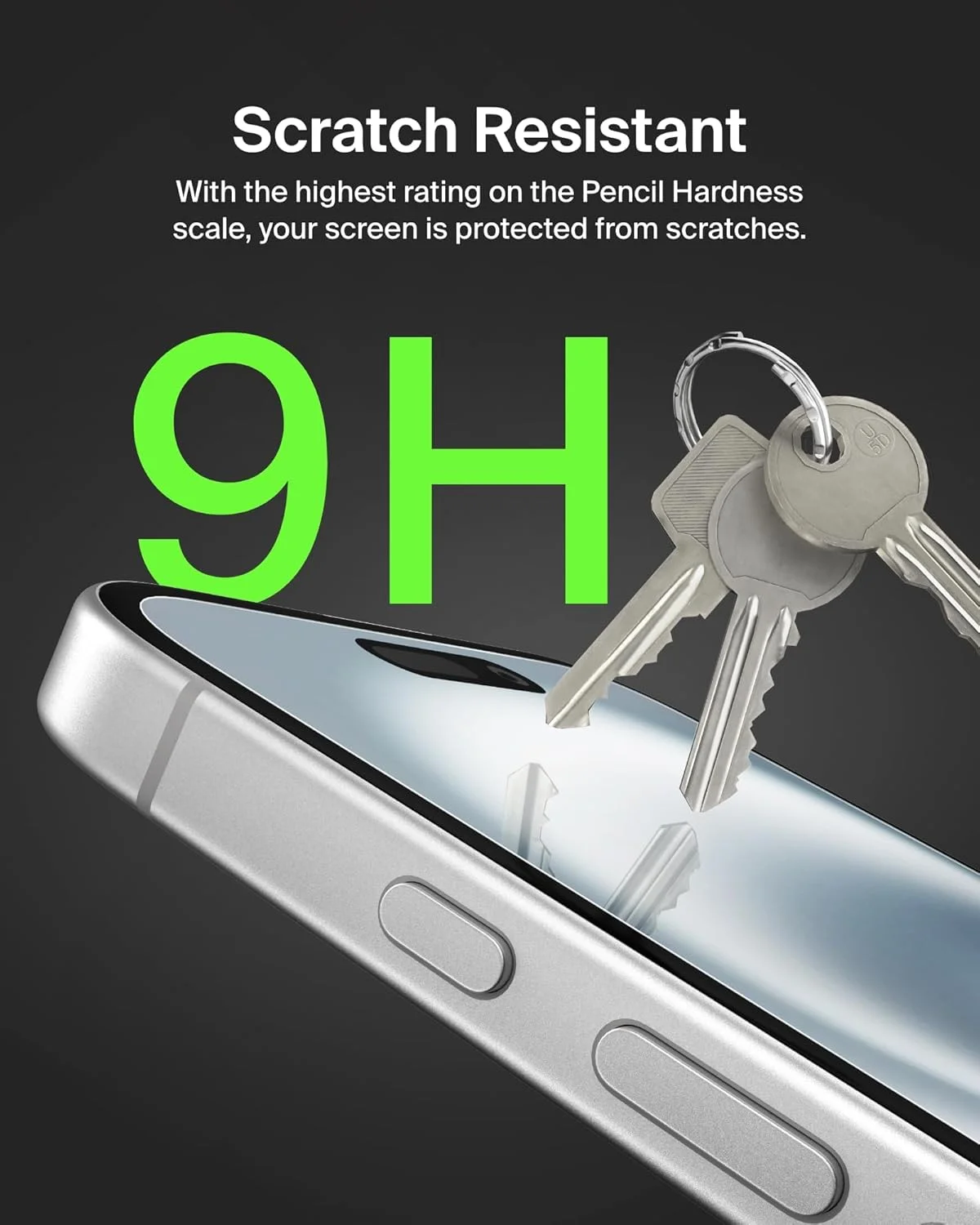 محافظ صفحه شیشه ای بلکین OVA143zz دارای تاییدیه اپل برای آیفون 16 / آیفون 15، شیشه حرارت دیده، ساخت AGC ژاپن، 0.33 میلی متر، شامل کیت نصب آسان، بسته 2 عددی محافظ صفحه شیشه ای بلکین OVA143zz دارای تاییدیه اپل برای آیفون 16 / آیفون 15، شیشه حرارت دیده، ساخت AGC ژاپن، 0.33 میلی متر، شامل کیت نصب آسان، بسته 2 عددی