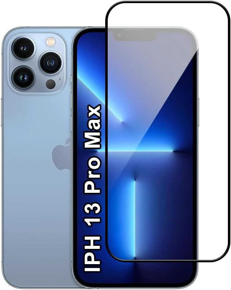 محافظ صفحه نمایش گجت شیلد برای اپل آیفون 13 پرو مکس 6.7 اینچ، شیشه حرارت دیده با سختی 9H، نصب آسان بدون حباب، پوشش کامل، ضد خش و حساس به لمس محافظ صفحه نمایش گجت شیلد برای اپل آیفون 13 پرو مکس 6.7 اینچ، شیشه حرارت دیده با سختی 9H، نصب آسان بدون حباب، پوشش کامل، ضد خش و حساس به لمس