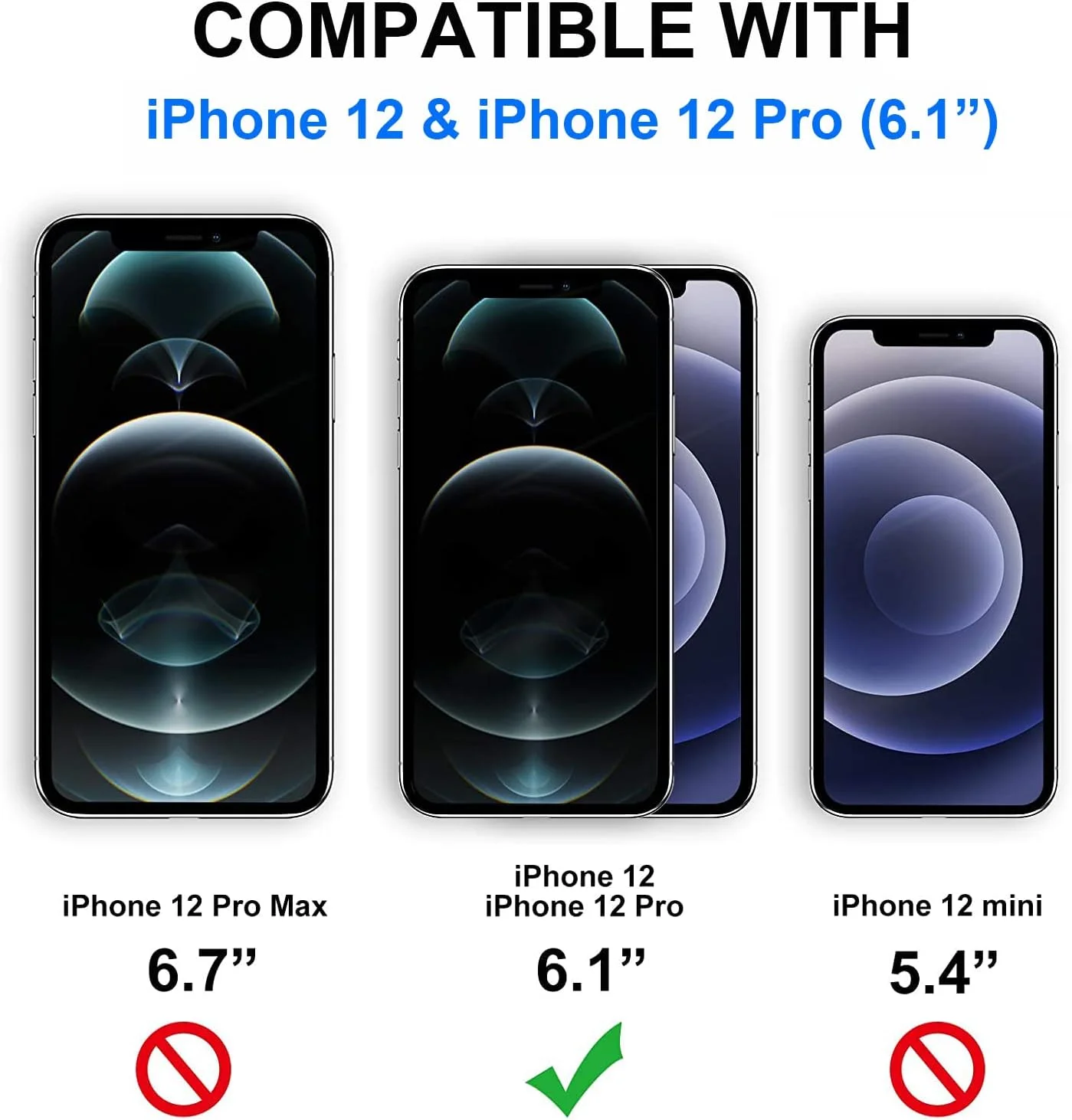 محافظ صفحه نمایش حریم خصوصی فوتبر برای آیفون 12، محافظ صفحه نمایش حریم خصوصی برای آیفون 12 پرو [2X ضد جاسوسی] [ضد شکستگی] پوشش کامل شیشه حرارت دیده 9H برای اپل آیفون 12 / آیفون 12 پرو 6.1 اینچ - بسته 2 عددی