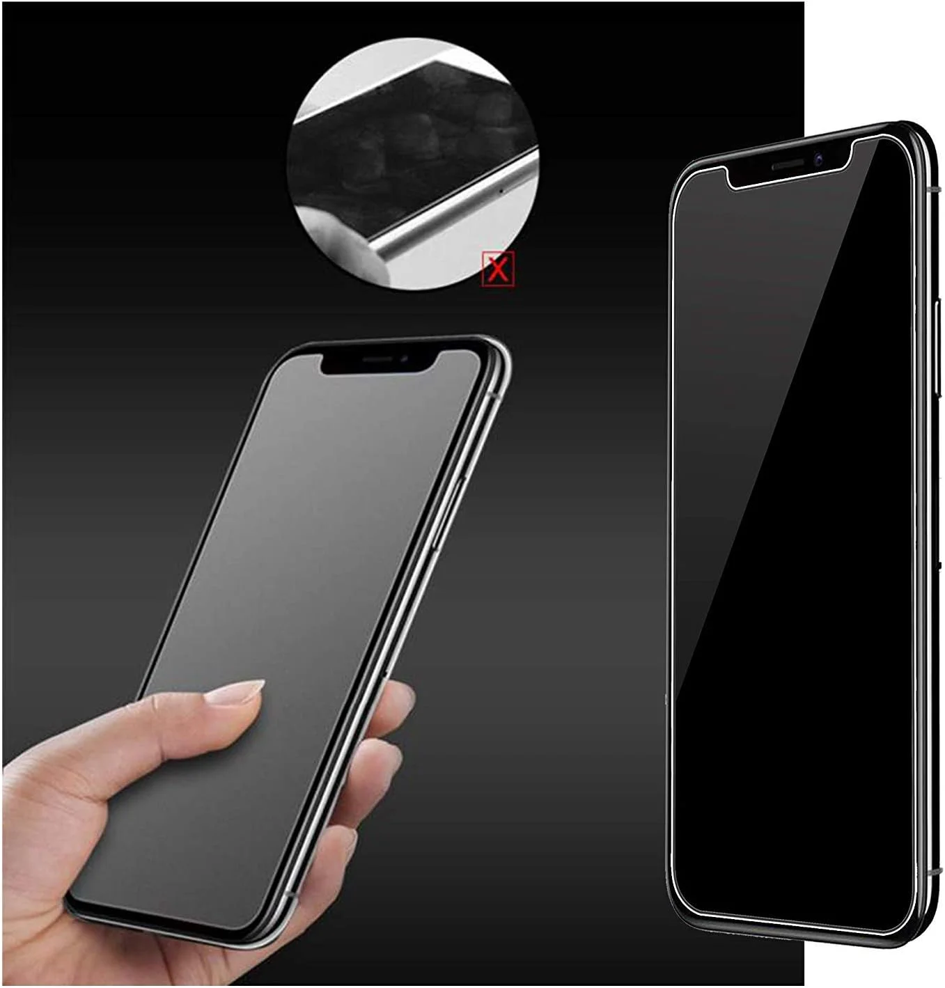 محافظ صفحه نمایش شیشه ای حریم خصوصی الحتروشی سازگار با آیفون 11 پرو مکس، حساس به لمس، سازگار با قاب، از حریم خصوصی خود محافظت کنید و صفحه نمایش خود را پنهان کنید محافظ صفحه نمایش شیشه ای حریم خصوصی الحتروشی سازگار با آیفون 11 پرو مکس، حساس به لمس، سازگار با قاب، از حریم خصوصی خود محافظت کنید و صفحه نمایش خود را پنهان کنید