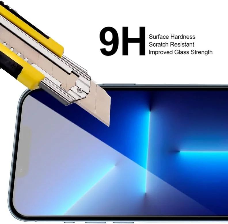 محافظ صفحه نمایش گجت شیلد برای اپل آیفون 13 پرو مکس 6.7 اینچ، شیشه حرارت دیده با سختی 9H، نصب آسان بدون حباب، پوشش کامل، ضد خش و حساس به لمس محافظ صفحه نمایش گجت شیلد برای اپل آیفون 13 پرو مکس 6.7 اینچ، شیشه حرارت دیده با سختی 9H، نصب آسان بدون حباب، پوشش کامل، ضد خش و حساس به لمس