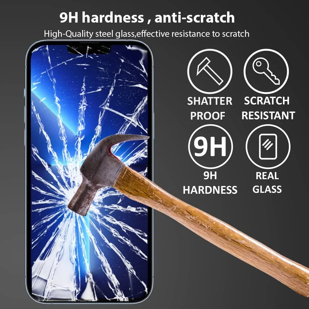 محافظ صفحه نمایش Al-HuTrusHi سازگار با Apple iPhone 13 Pro Max، محافظ صفحه نمایش مات [ضد تابش][ضد اثر انگشت][لمس سه بعدی][گیمینگ]، فیلم سرامیکی سطح مات (نه شیشه) سرامیکی مات