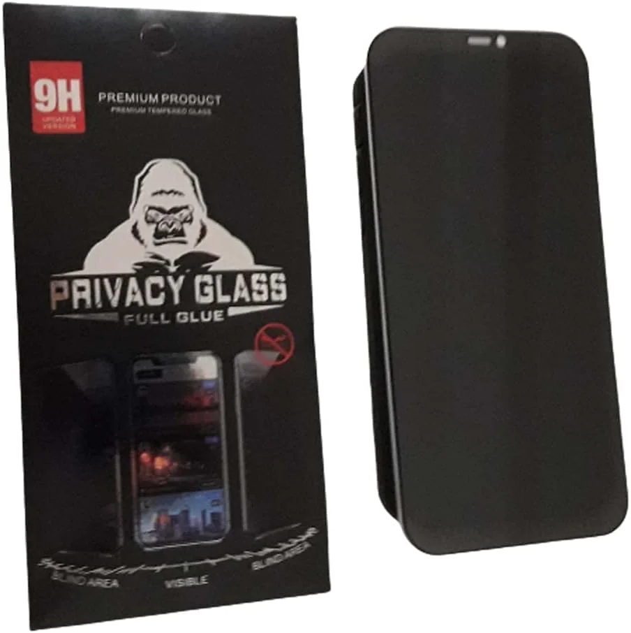 محافظ صفحه نمایش شیشه ای حریم خصوصی تمام صفحه مشکی Muzz برای آیفون XS Max (6.5 اینچ) محافظ صفحه نمایش شیشه ای حریم خصوصی تمام صفحه مشکی Muzz برای آیفون XS Max (6.5 اینچ)