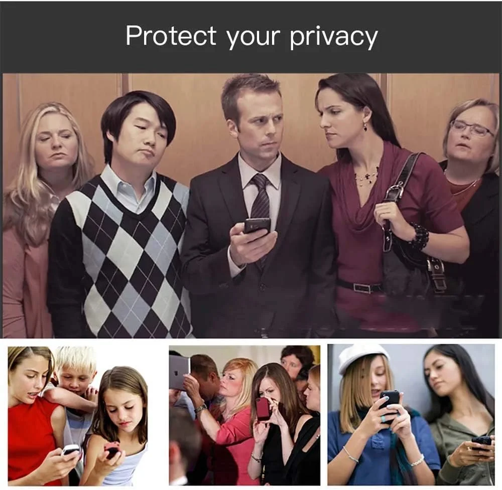 محافظ صفحه نمایش شیشه ای حریم خصوصی تمام صفحه مشکی Muzz برای آیفون XS Max (6.5 اینچ) محافظ صفحه نمایش شیشه ای حریم خصوصی تمام صفحه مشکی Muzz برای آیفون XS Max (6.5 اینچ)