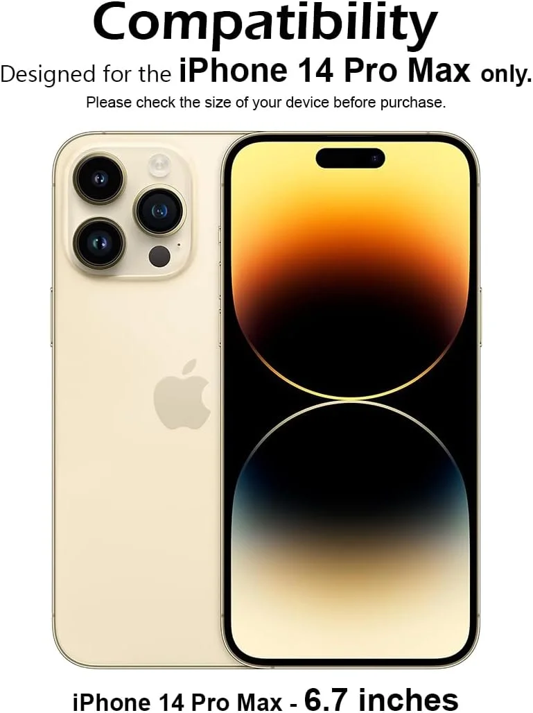 محافظ صفحه نمایش حریم خصوصی برای اپل آیفون 14 پرو مکس، سختی 9H، فیلم شیشه ای حرارت دیده ضد جاسوسی [محافظت 100% از حریم خصوصی]، نصب آسان بدون حباب، پوشش کامل و ضد خش