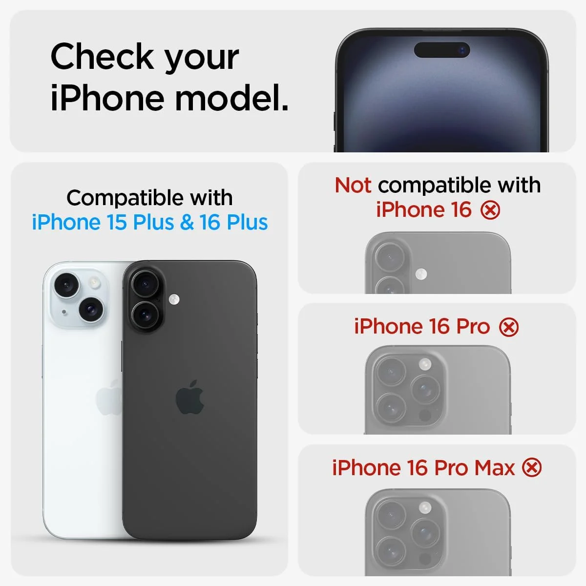 محافظ صفحه نمایش حریم خصوصی شیشه ای ممتاز Spigen GLAStR EZ FIT [بسته 2 عددی] طراحی شده برای آیفون 15 پلاس/آیفون 16 پلاس با فناوری تراز خودکار - بسته 2 عددی