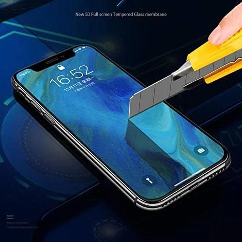 محافظ صفحه نمایش شیشه ای شفاف 6D برای اپل آیفون XS Max محافظ صفحه نمایش شیشه ای شفاف 6D برای اپل آیفون XS Max