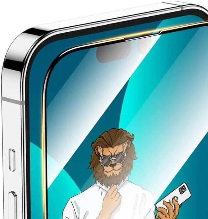 محافظ صفحه نمایش شیشه ای 9H Green Lion Steve Glass با پوشش کامل برای آیفون 13 پرو مکس/14 پلاس (6.7 اینچ) محافظ صفحه نمایش شیشه ای 9H Green Lion Steve Glass با پوشش کامل برای آیفون 13 پرو مکس/14 پلاس (6.7 اینچ)