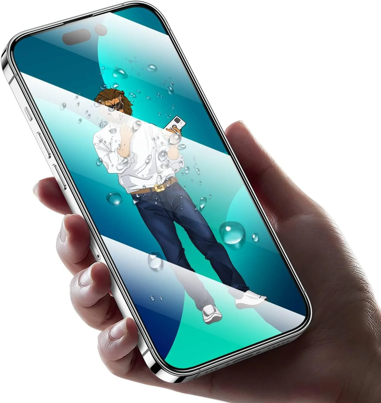 محافظ صفحه نمایش شیشه ای 9H Green Lion Steve Glass با پوشش کامل برای آیفون 13 پرو مکس/14 پلاس (6.7 اینچ) محافظ صفحه نمایش شیشه ای 9H Green Lion Steve Glass با پوشش کامل برای آیفون 13 پرو مکس/14 پلاس (6.7 اینچ)