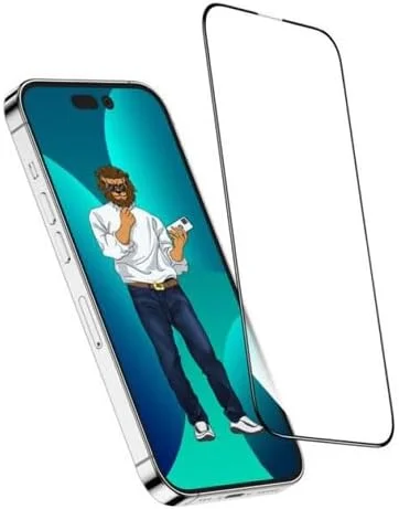 محافظ صفحه نمایش شیشه ای 9H Green Lion Steve Glass با پوشش کامل برای آیفون 13 پرو مکس/14 پلاس (6.7 اینچ) محافظ صفحه نمایش شیشه ای 9H Green Lion Steve Glass با پوشش کامل برای آیفون 13 پرو مکس/14 پلاس (6.7 اینچ)