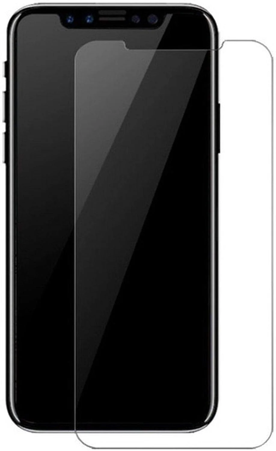 محافظ صفحه نمایش شیشه ای حرارت دیده 2.5D مناسب برای گوشی آیفون X/XS (5.8 اینچ) 