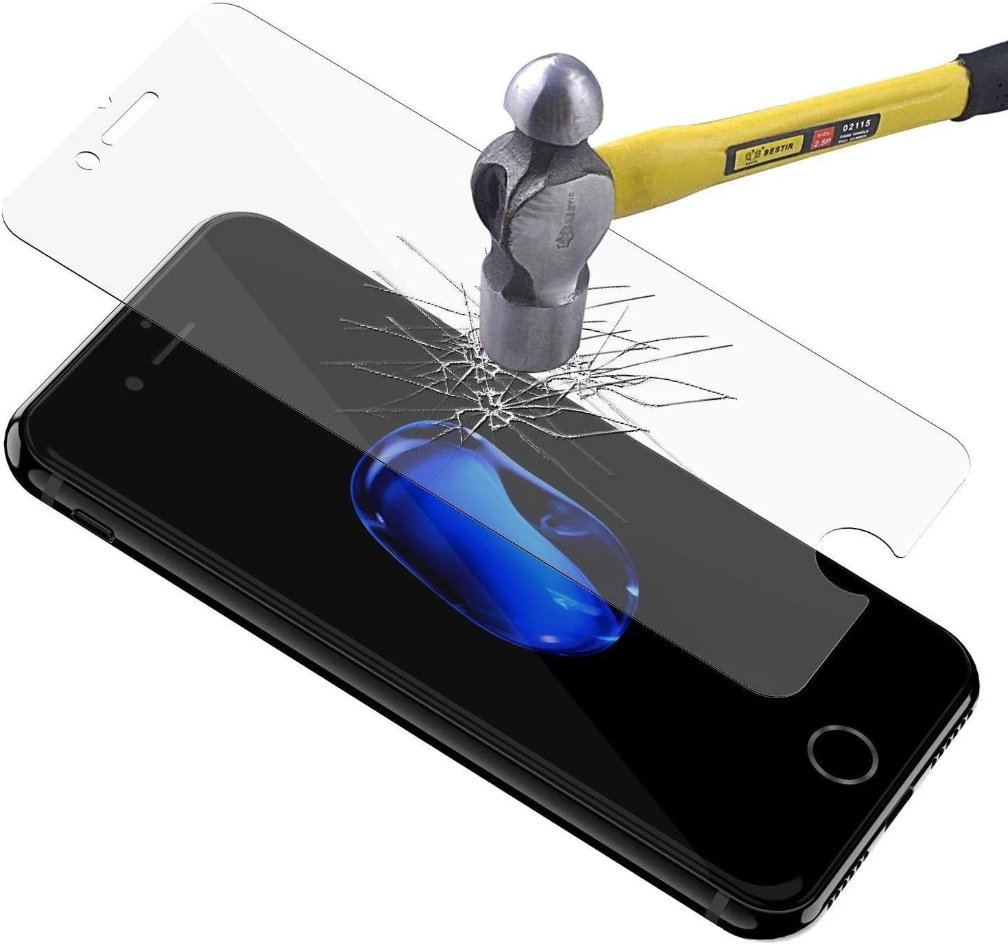 محافظ صفحه نمایش شیشه ای JETech برای Apple iPhone 7 Plus