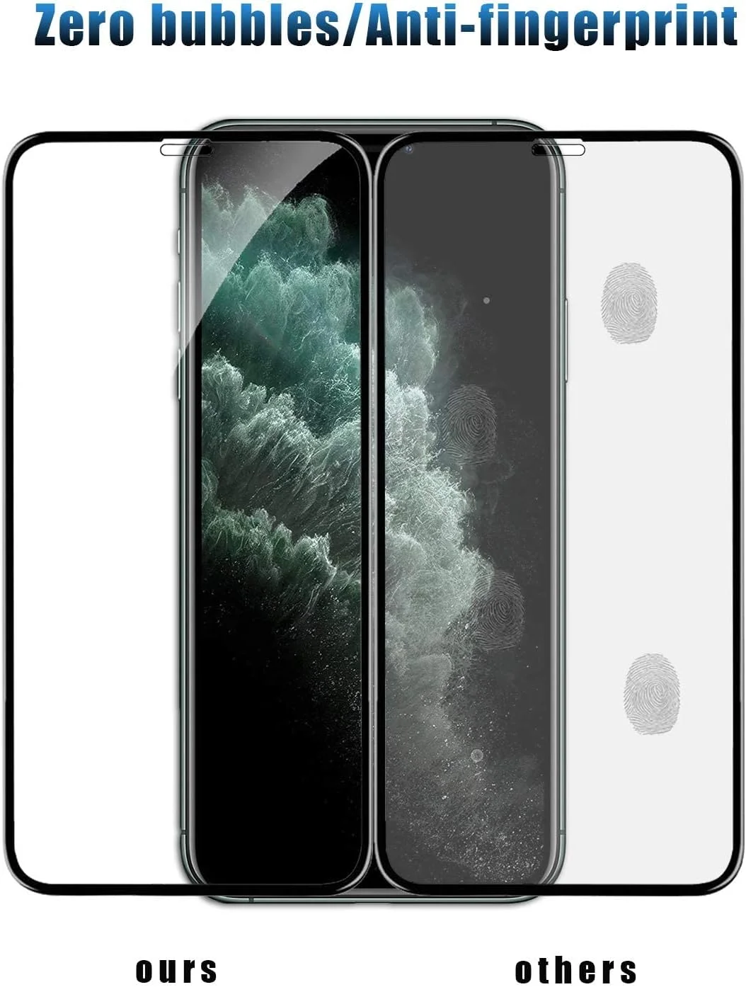 محافظ صفحه نمایش شیشه ای تمپرد O Ozone برای اپل آیفون 11 پرو (5.8 اینچ) مقاوم در برابر ضربه - مشکی