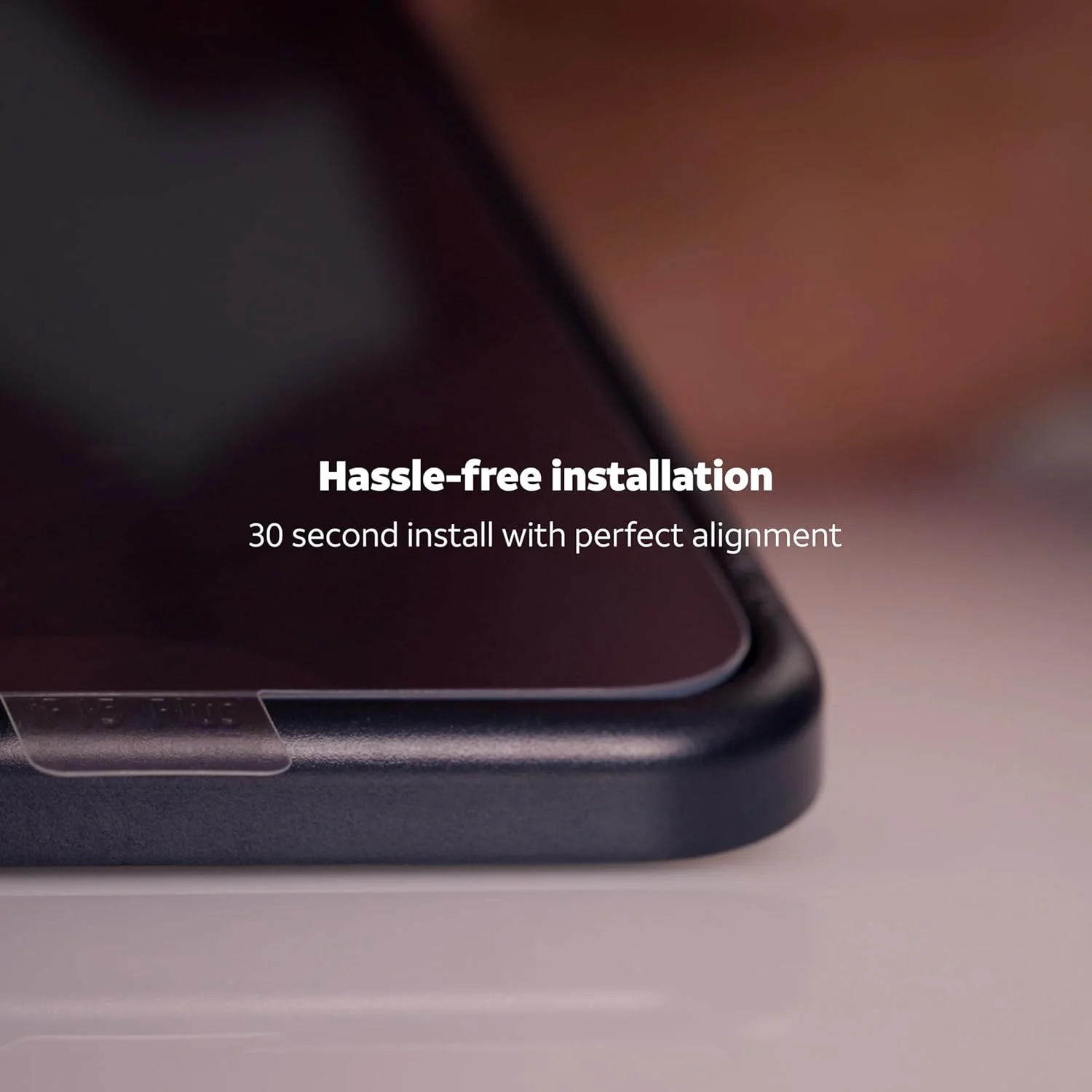 AT&T Tempered Glass Screen Protector with Scratch and Impact Protection and Smudge Resistance for Apple (iPhone 13 Pro, 2 Pack (Privacy))