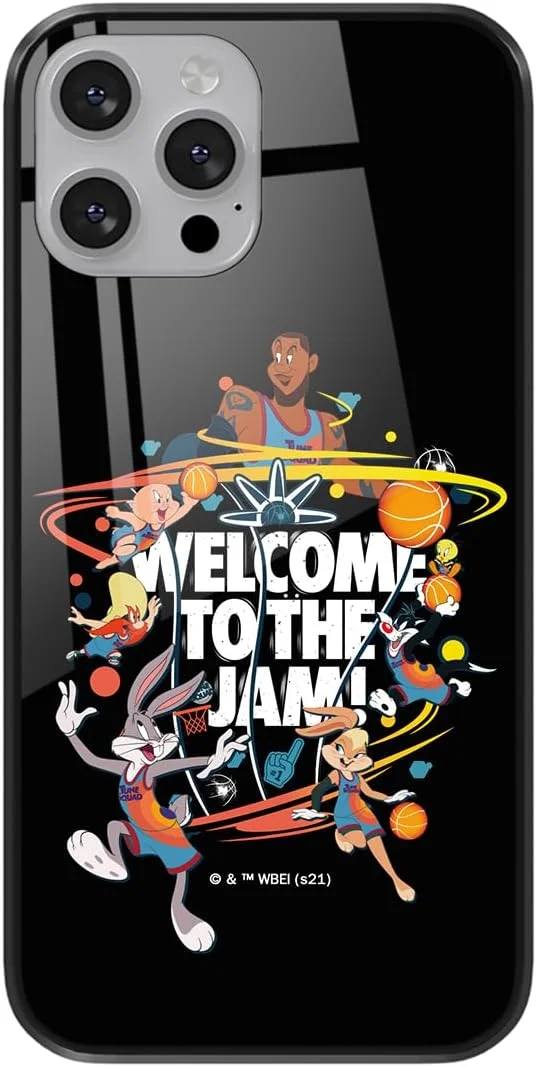 قاب گوشی موبایل گروه Ert برای اپل آیفون 13 پرو مکس با طرح رسمی لونی تونز Space Jam 003، قاب محافظ شیشه ای حرارت دیده قاب گوشی موبایل گروه Ert برای اپل آیفون 13 پرو مکس با طرح رسمی لونی تونز Space Jam 003، قاب محافظ شیشه ای حرارت دیده