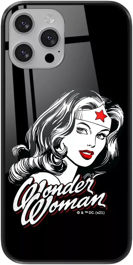 کاور محافظ شیشه ای با طرح اورجینال DC Wonder Woman 023 مناسب برای گوشی اپل آیفون 13